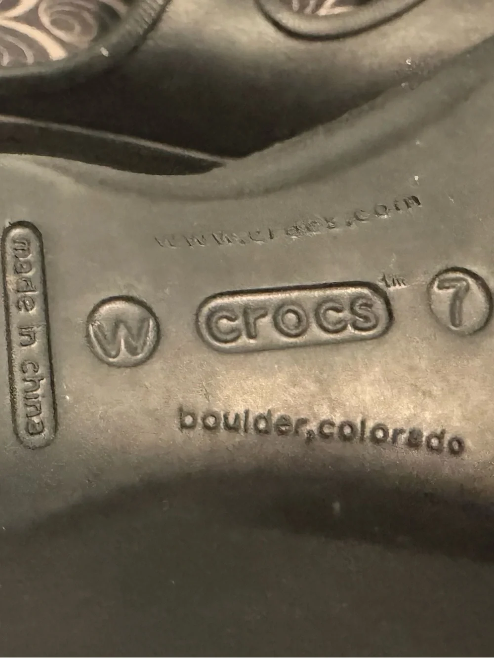 CROCS Women’s Black Mary Jane Wedge Clogs Sandals 7